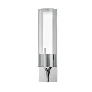 Slope 15'' High Integrated LED Sconce - Chrome 1