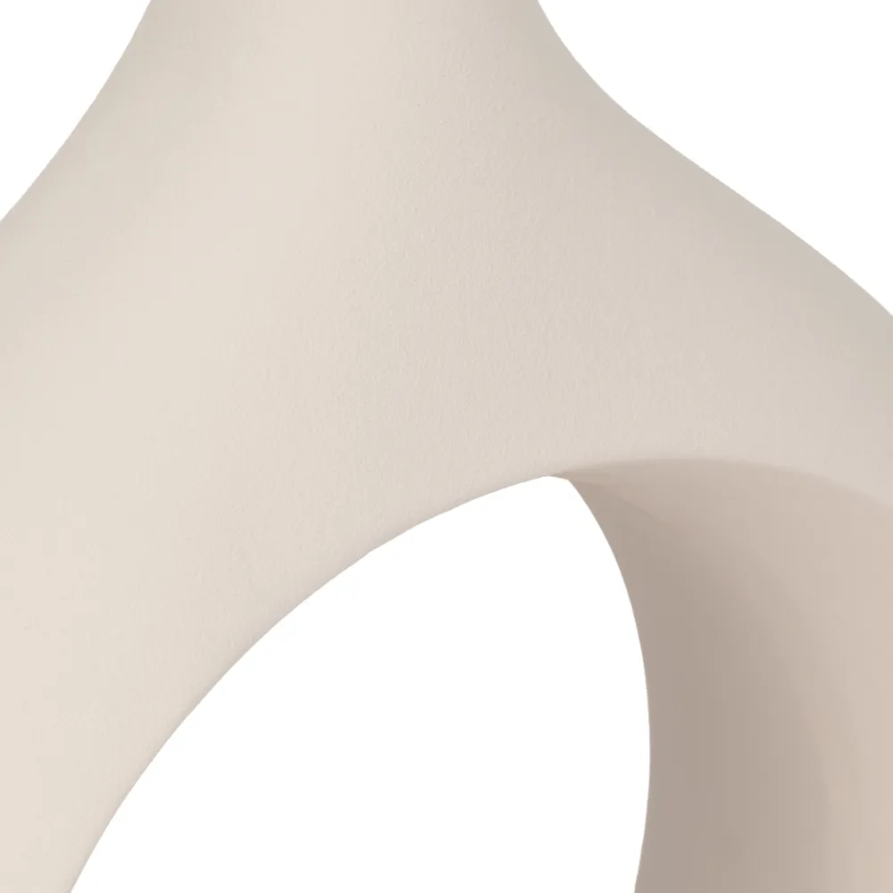 HALSEYOAK WHITE VASE 24 (IN)