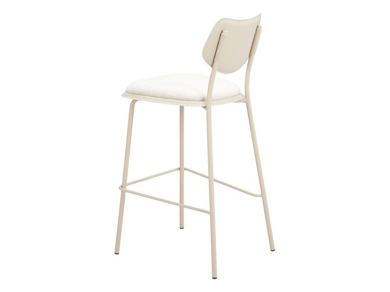 Zeal Barstool Light Gray & Beige 6