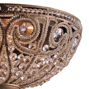 Elizabethan 13'' Wide 3-Light Flush Mount - Dark Bronze 2