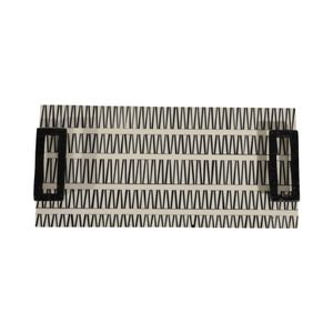 COREYGROVE SET OF 2 BLACK TRAY 3 (IN) 7