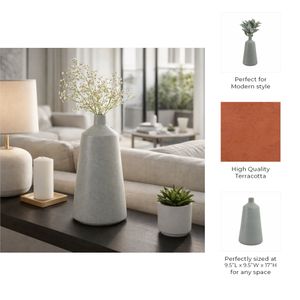 DENVER BLUE VASE 17 (IN) 10