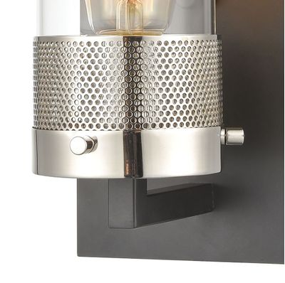 Bergenline 10″ High 1-Light Sconce - Matte Black