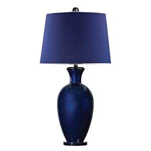Helensburugh 34'' High 1-Light Table Lamp - Navy 1