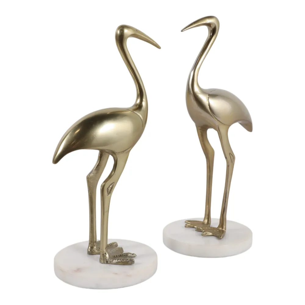 MONROEDALE SET OF 2 GOLD DECOR 13 (IN)