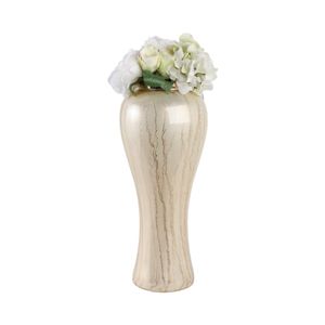 HENLEYGATE IVORY GLASS VASE 21 (IN) 3