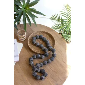 Black Clay Tabletop Beads 1