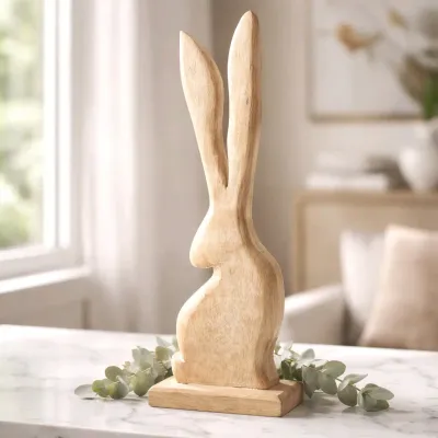 Gracie Wooden Bunny 16x6in