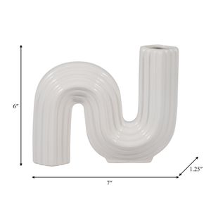 RAYMONDROSE WHITE VASE 6 (IN) 10