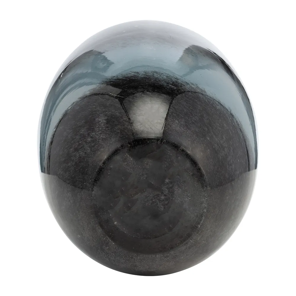 FINLEYMOOR BLUE GLASS VASE 14 (IN)