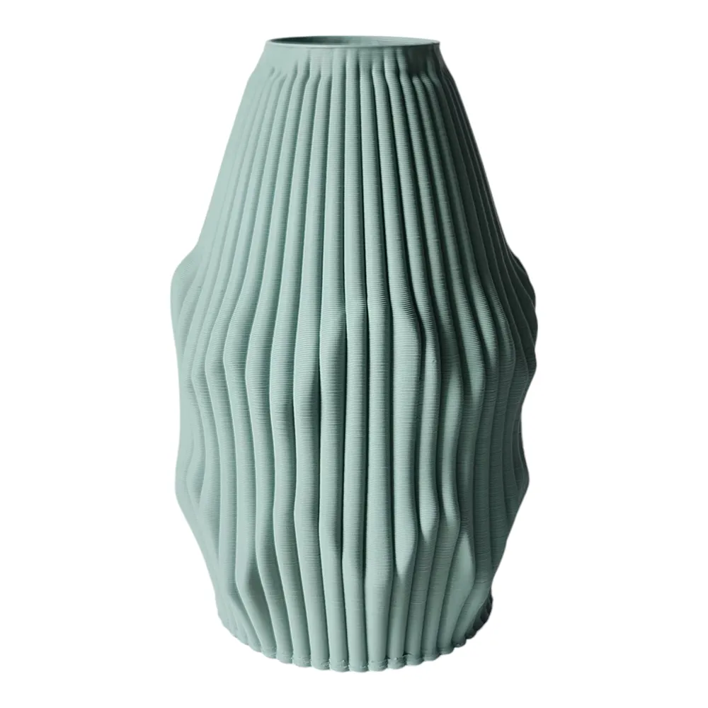 RUBYLEY GREEN VASE 12 (IN)