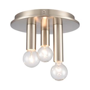 Pepper 8'' Wide 3-Light Flush Mount - Brushed Nickel 4