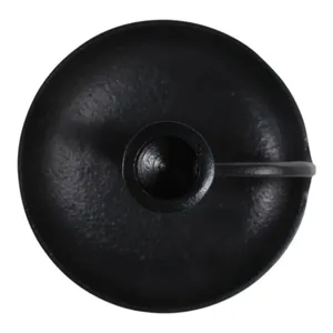 DECKERROSE BLACK CANDLE HOLDER 8 (IN) 9
