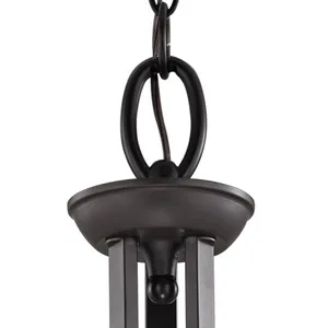 Hamilton 25'' Wide 3-Light Chandelier - Oil Rubbed Bronze with White Glass 3