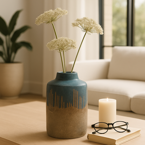 REESELAKE BLUE VASE 12 (IN) 11