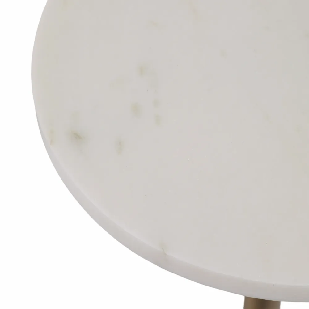 HARDWICKTON WHITE TABLE 24 (IN)