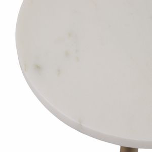 HARDWICKTON WHITE TABLE 24 (IN) 7
