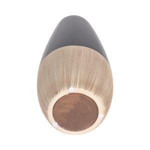 HAWLEYCROSS BLACK VASE 17 (IN) 7