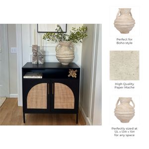 FERRIS WHITE VASE 15 (IN) 10