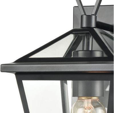 Main Street 10″ High 1-Light Outdoor Sconce - Black