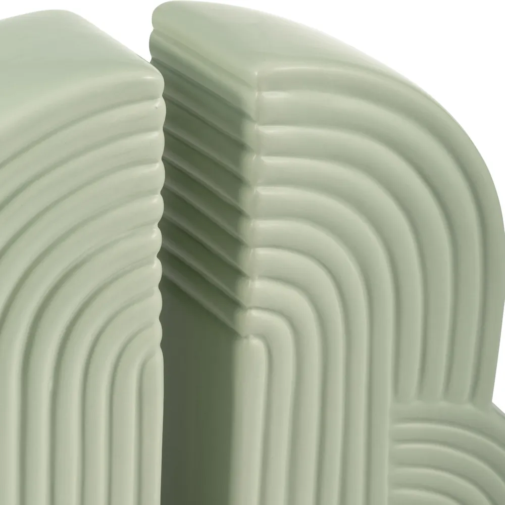 HAROLDPARK SET OF 2 GREEN BOOKENDS 10 (IN)