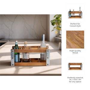 ALCOTTWOOD BROWN BAR ACCESSORY 8 (IN) 11