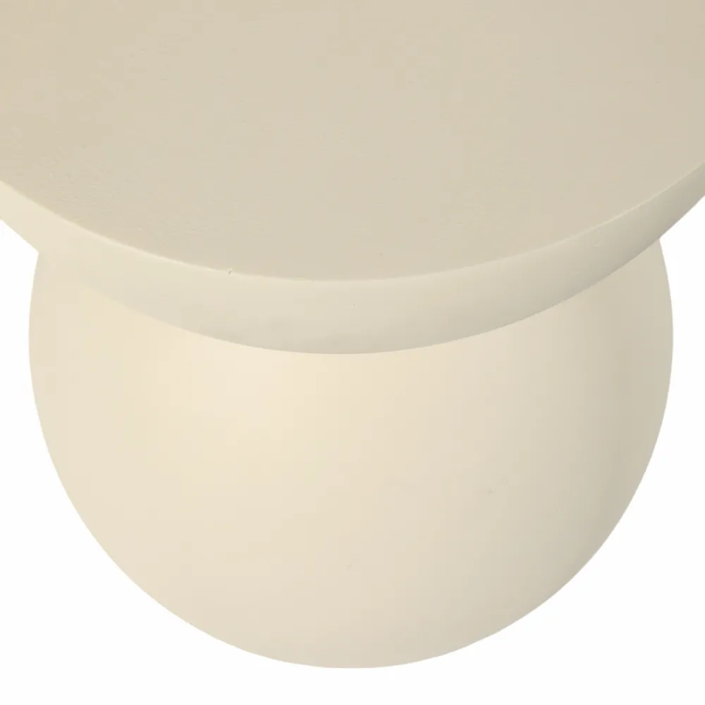 ASHMOOR WHITE TABLE 19 (IN)