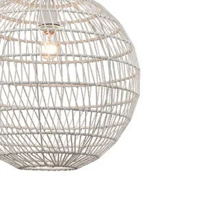 Simoom 19'' Wide 1-Light Pendant - White 4