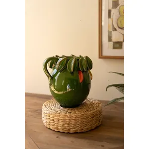 Ceramic Starfruit Head Planter 2