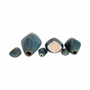GIFFORDCLIFF SET OF 3 BLUE VASES 13 (IN) 7