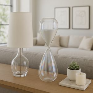 JULIANOAK CLEAR HOURGLASS 20 (IN) 12