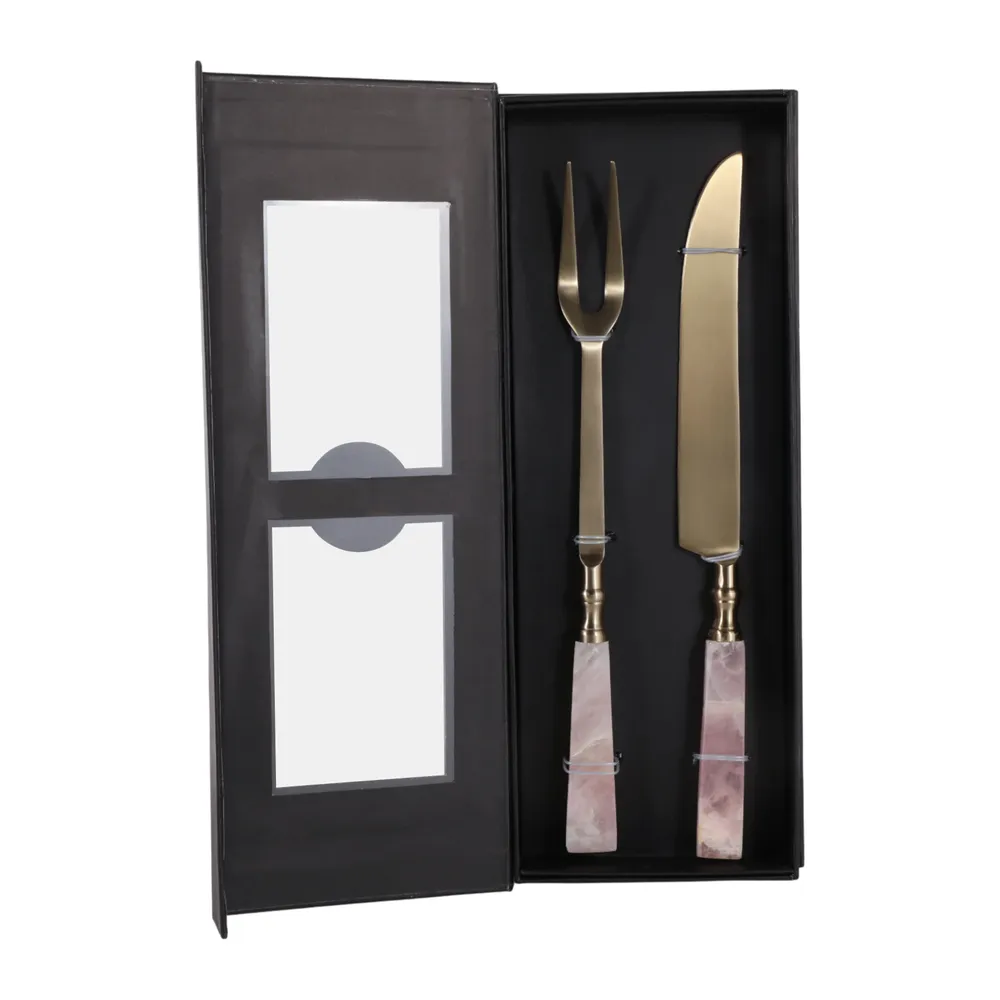 FRAZERGATE SET OF 2 GOLD SERVEWARE 1 (IN)