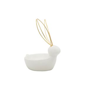 GIBSONFORD WHITE TRINKET TRAY 6 (IN) 1