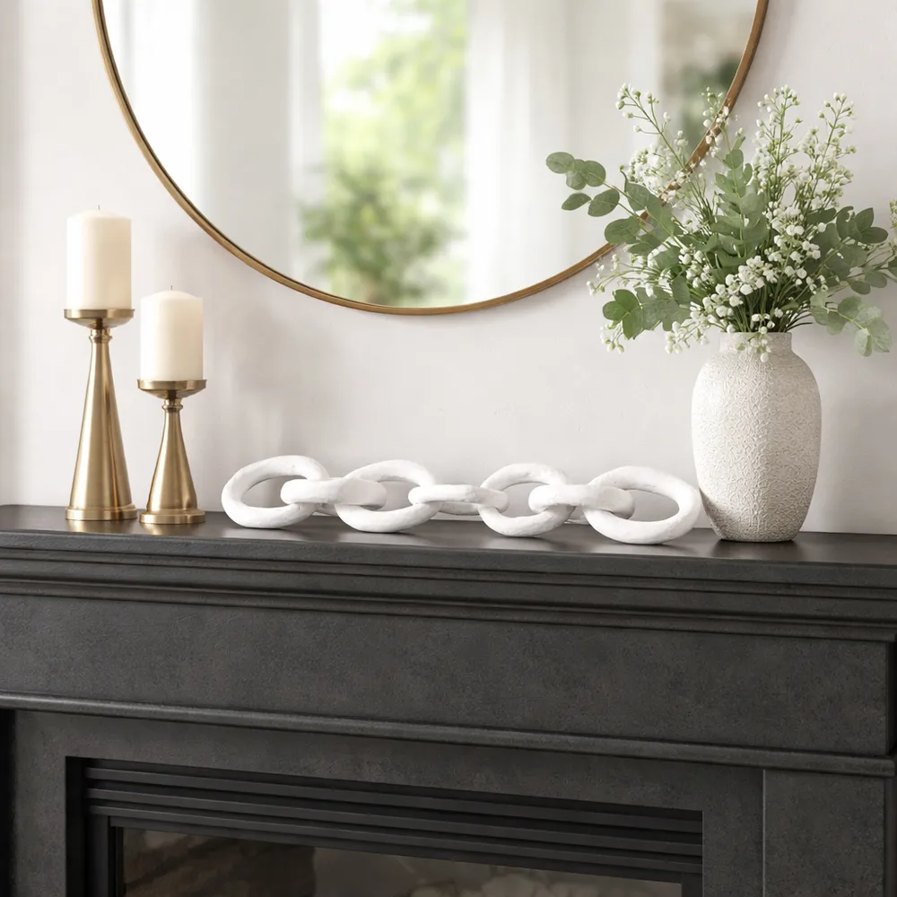 AMBEROAK WHITE DECOR 5 (IN)