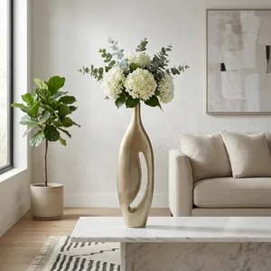 COLVINRUN GRAY VASE 23 (IN) 12
