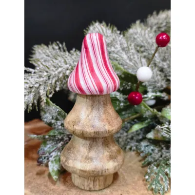 Sm Candy Swirled Layered Tree 5x2x2in