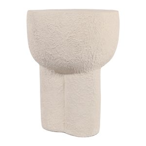 CASPERDALE WHITE GARDEN STOOL 18 (IN) 6