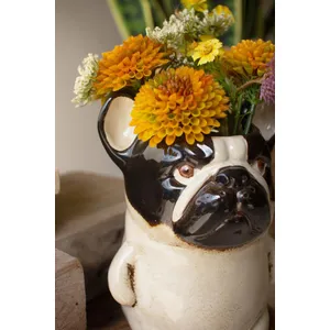 Ceramic French Bulldog Planter 3