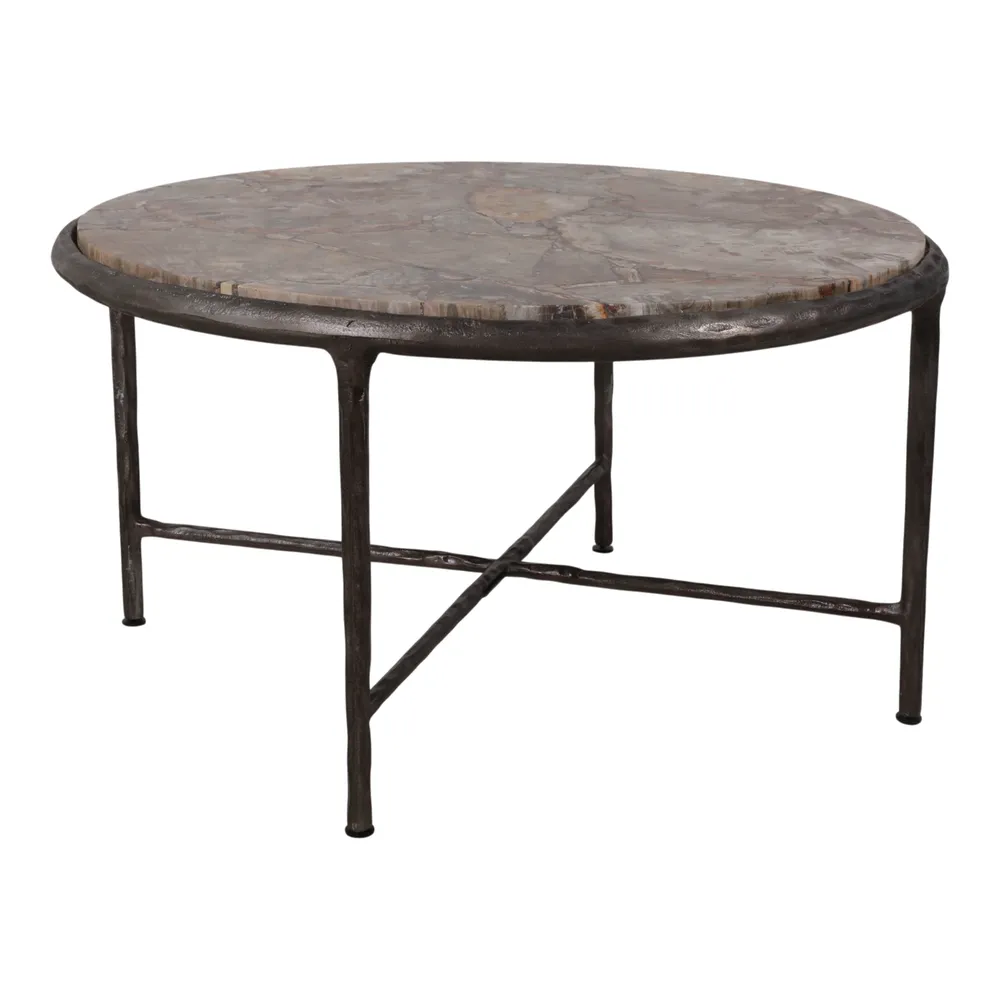 NORASTONE SILVER COFFEE TABLE 17 (IN)