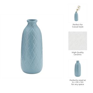 EMMONSFORD BLUE VASE 12 (IN) 8