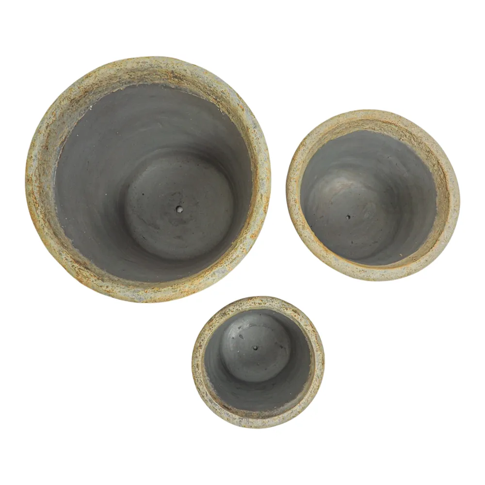 PAGEVALE SET OF 3 TAN PLANTER 14 (IN)