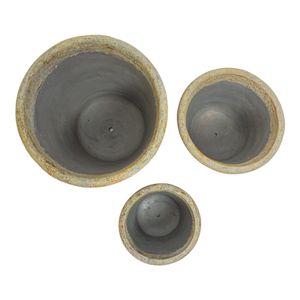 PAGEVALE SET OF 3 TAN PLANTER 14 (IN) 5