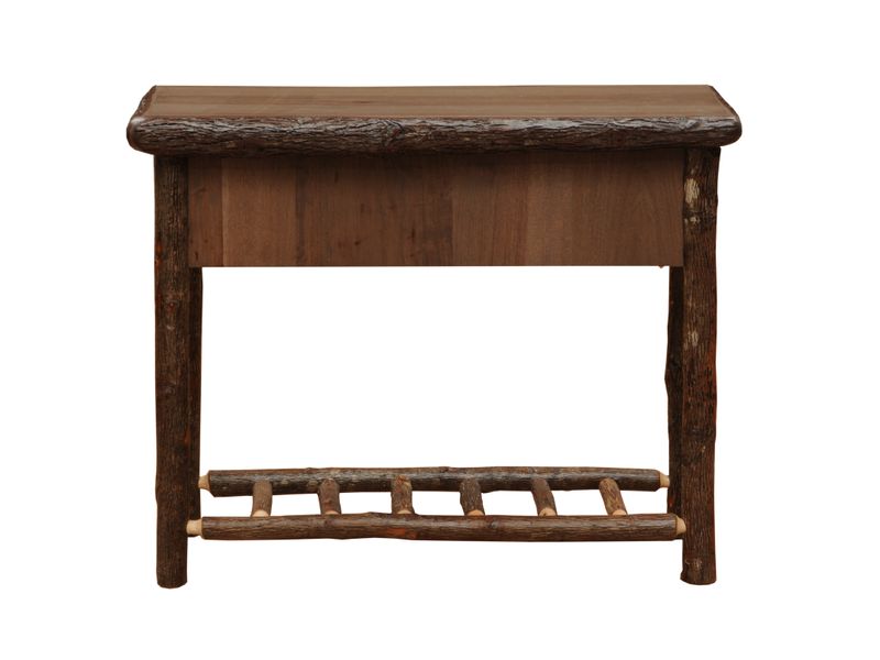 Hickory Two Drawer Sofa Table - Slate 7