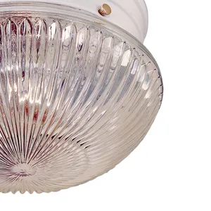 Elowen 10'' Wide 2-Light Flush Mount - White 4