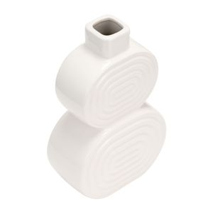 LEONAGATE WHITE VASE 10 (IN) 6