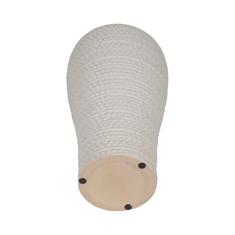 VERNONHOLM WHITE VASE 14 (IN)