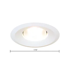 Align 6'' Wide 1-Light Recessed Trim - Matte White 2