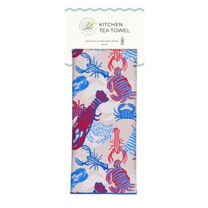 Sandy Claws Eco Kitchen Tea Towel 4