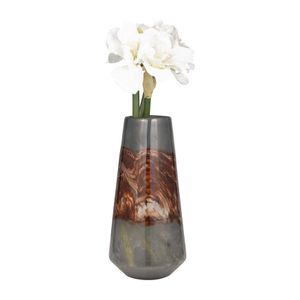 EVERTONVALE BLACK GLASS VASE 17 (IN) 4