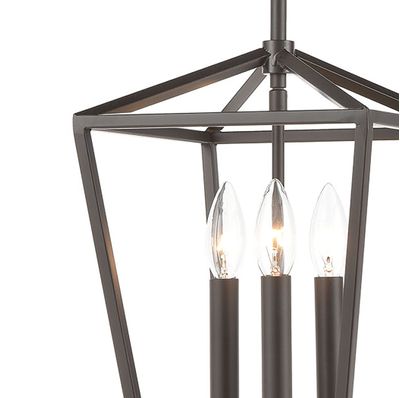 Fairfax 9'' Wide 3-Light Mini Pendant - Oil Rubbed Bronze